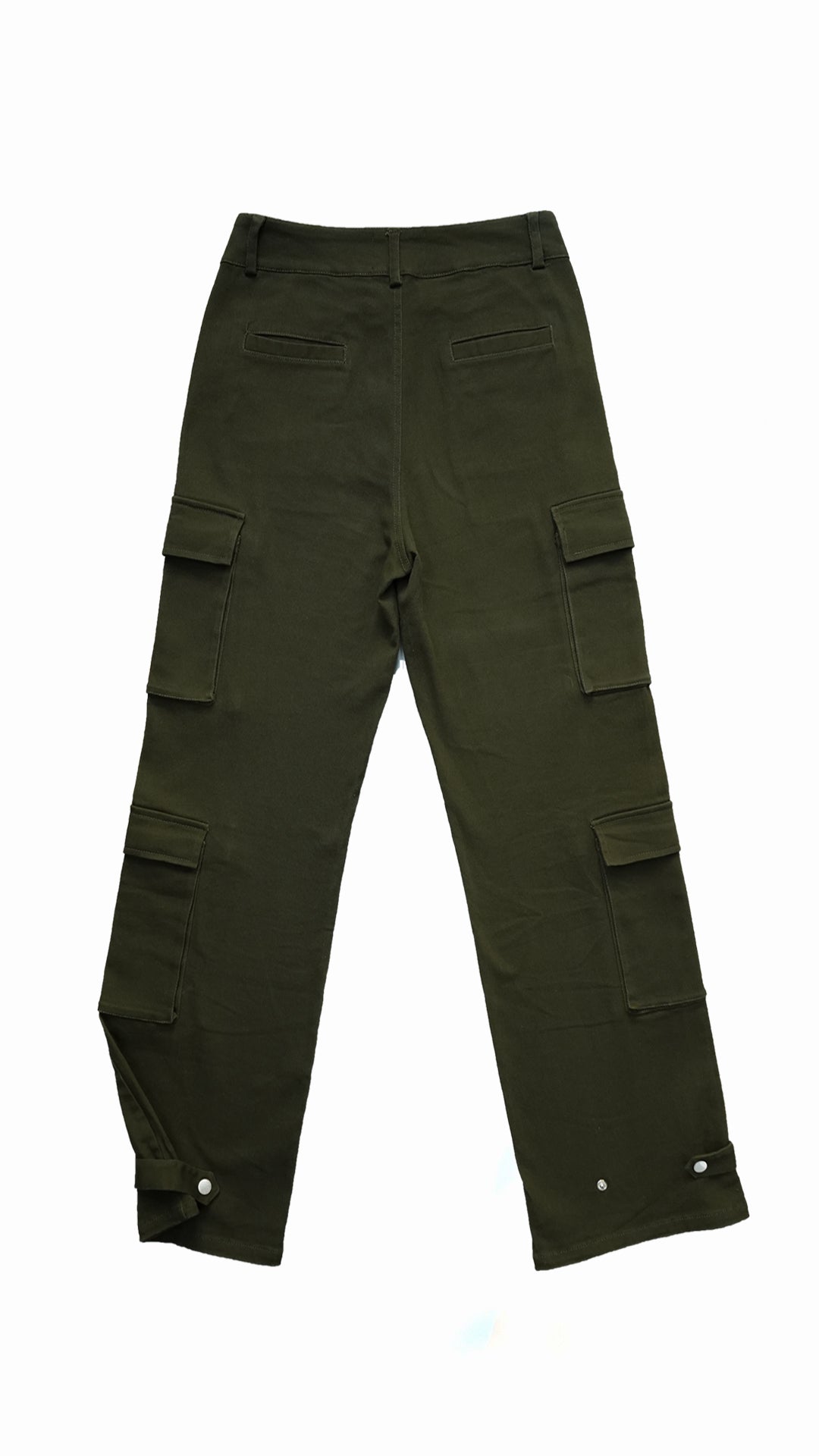 Grøn cargo denim bukser